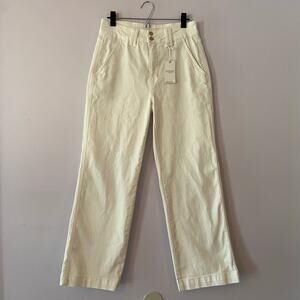 NWT Judy Blue Wide Leg White Jeans High Rise Minimalist Stretchy Women's size 30